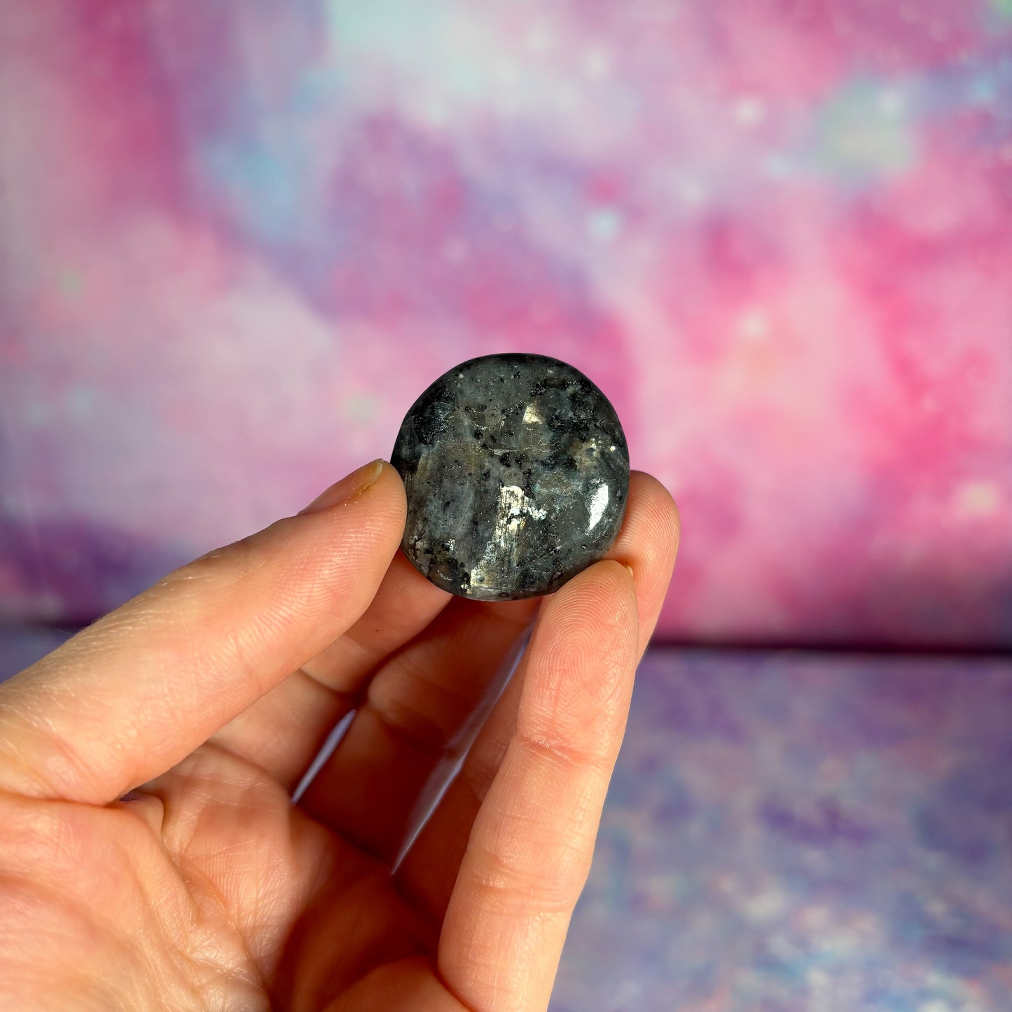 Larvikite Mini Flat Palm