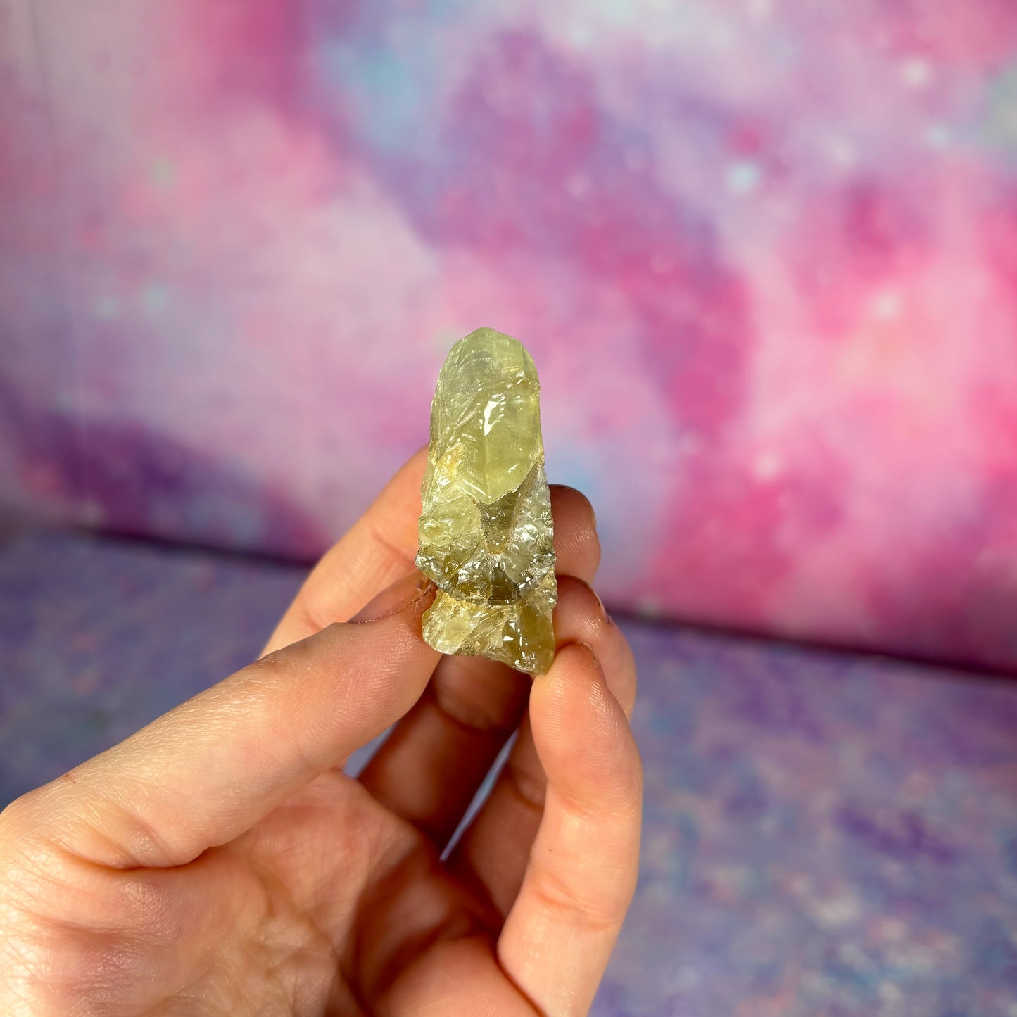 Green Calcite Raw XS