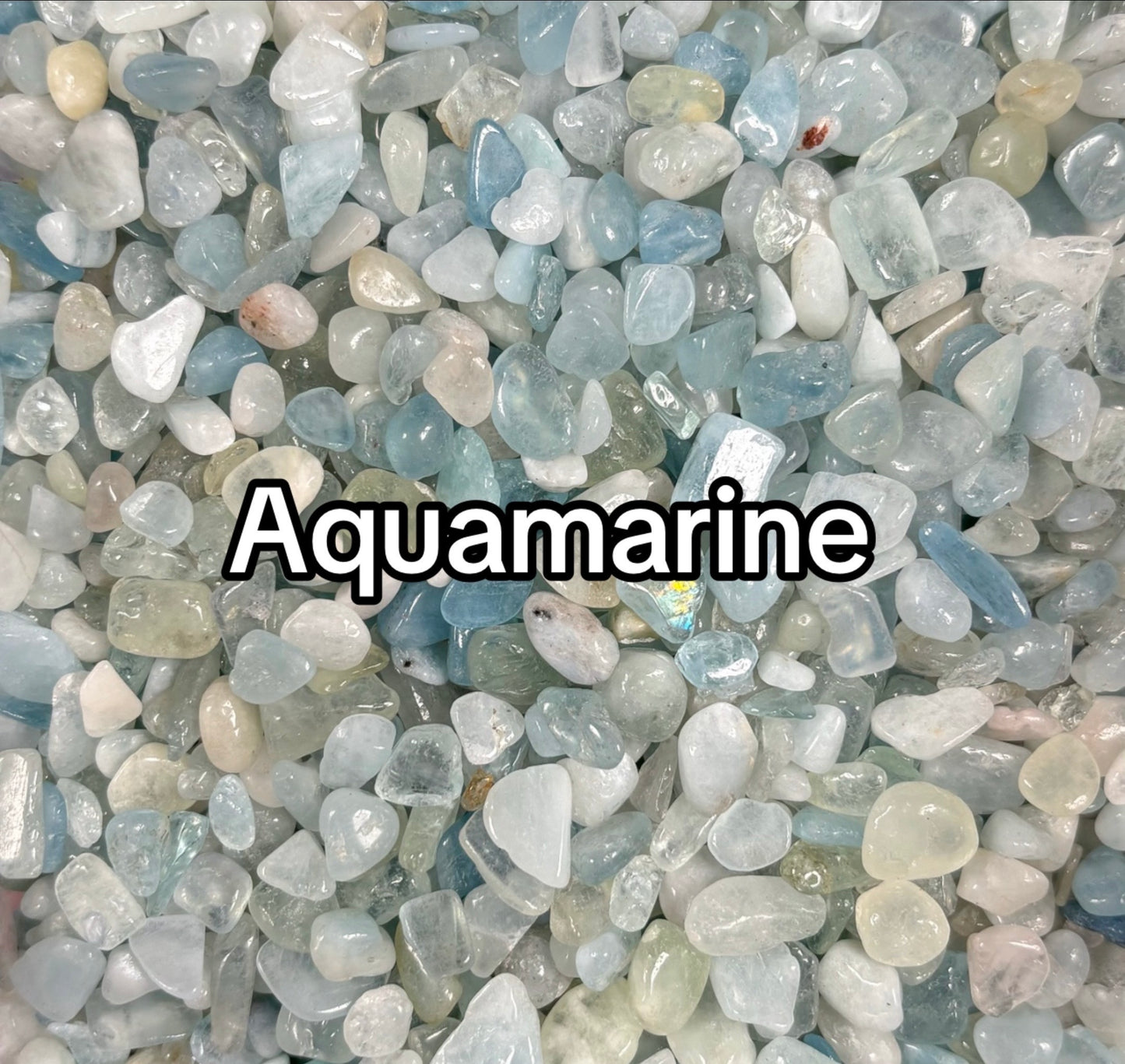 Aquamarine Crystal Chips