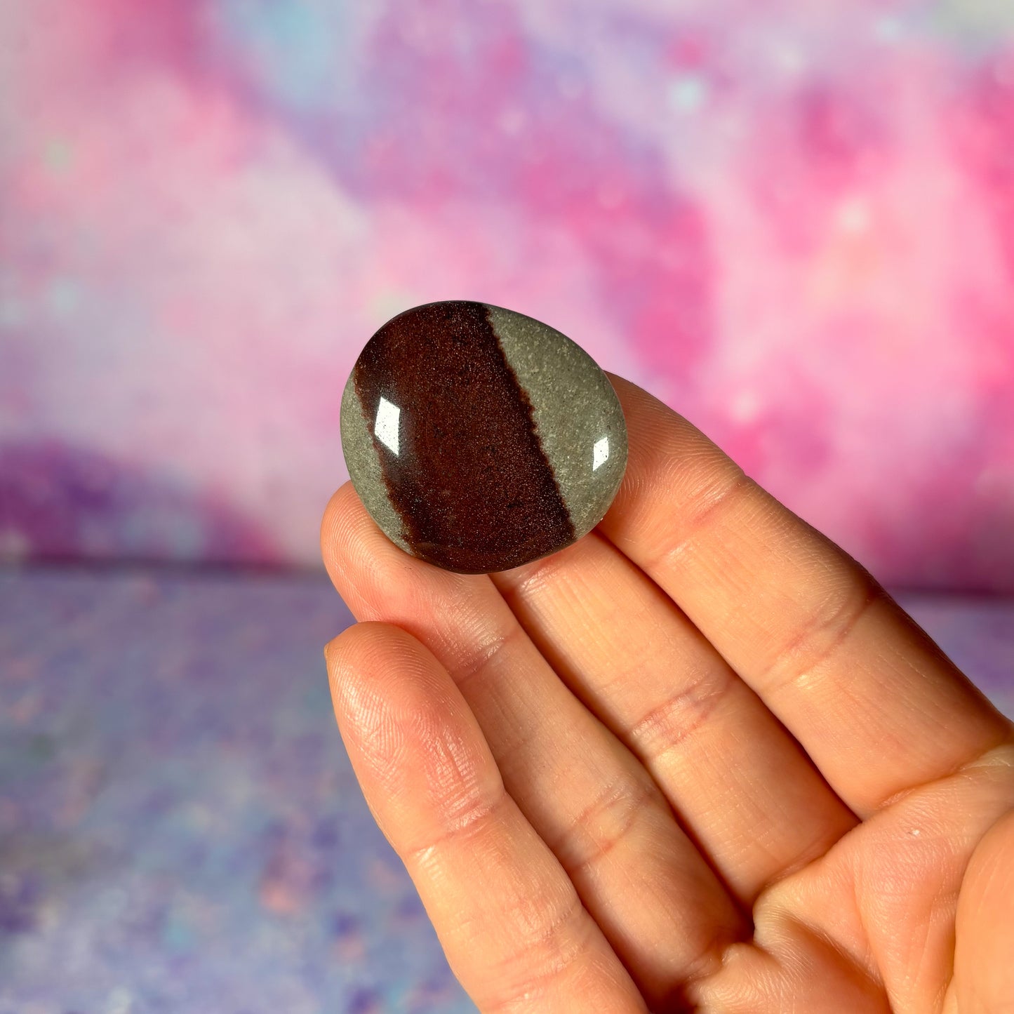 Narmada Jasper Mini Flat Palm