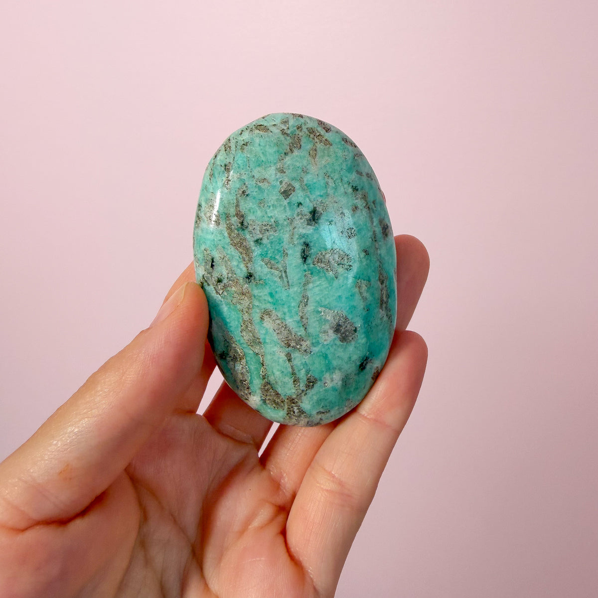 Amazonite Smokey Palm