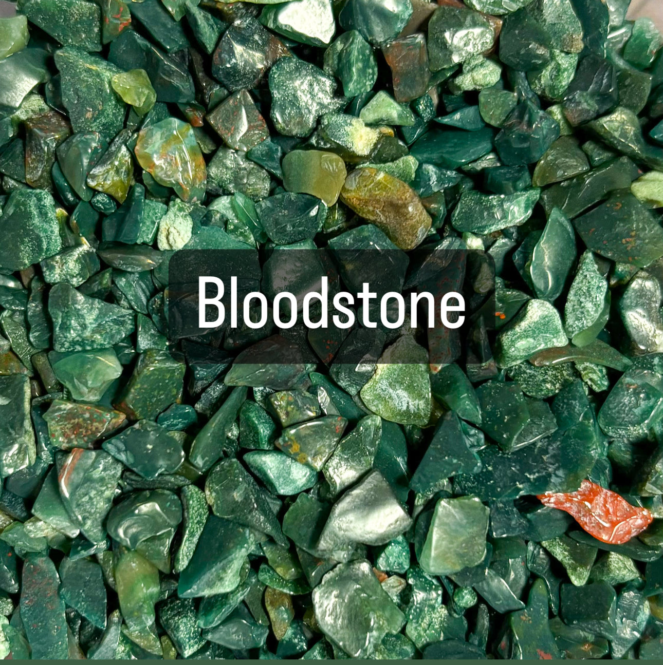 Bloodstone Crystal Chips