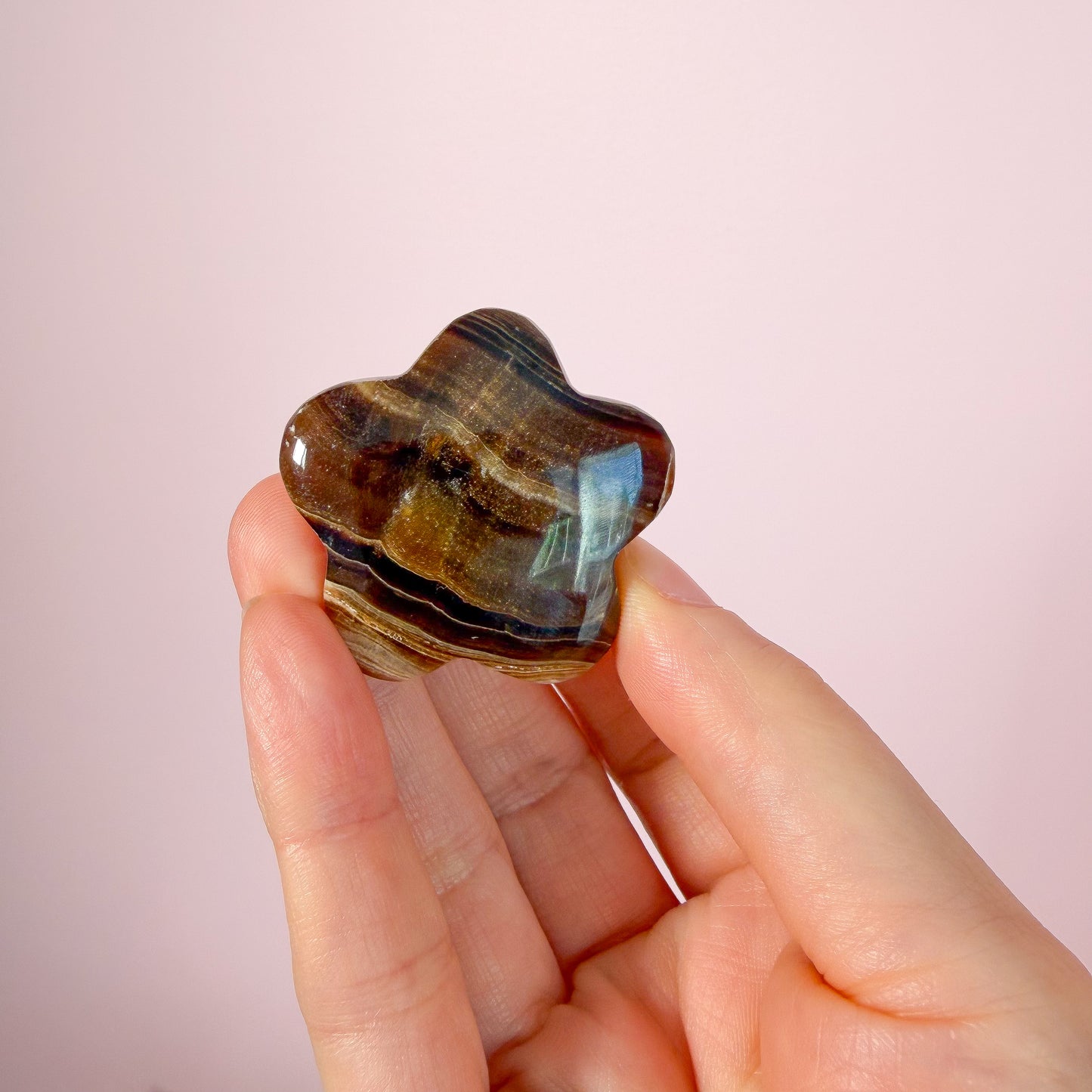 Chocolate Calcite Mini Flower