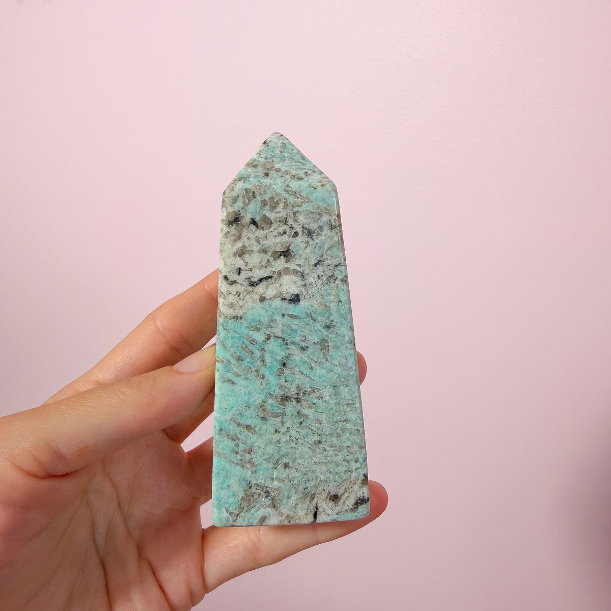 Amazonite Smokey Tower B