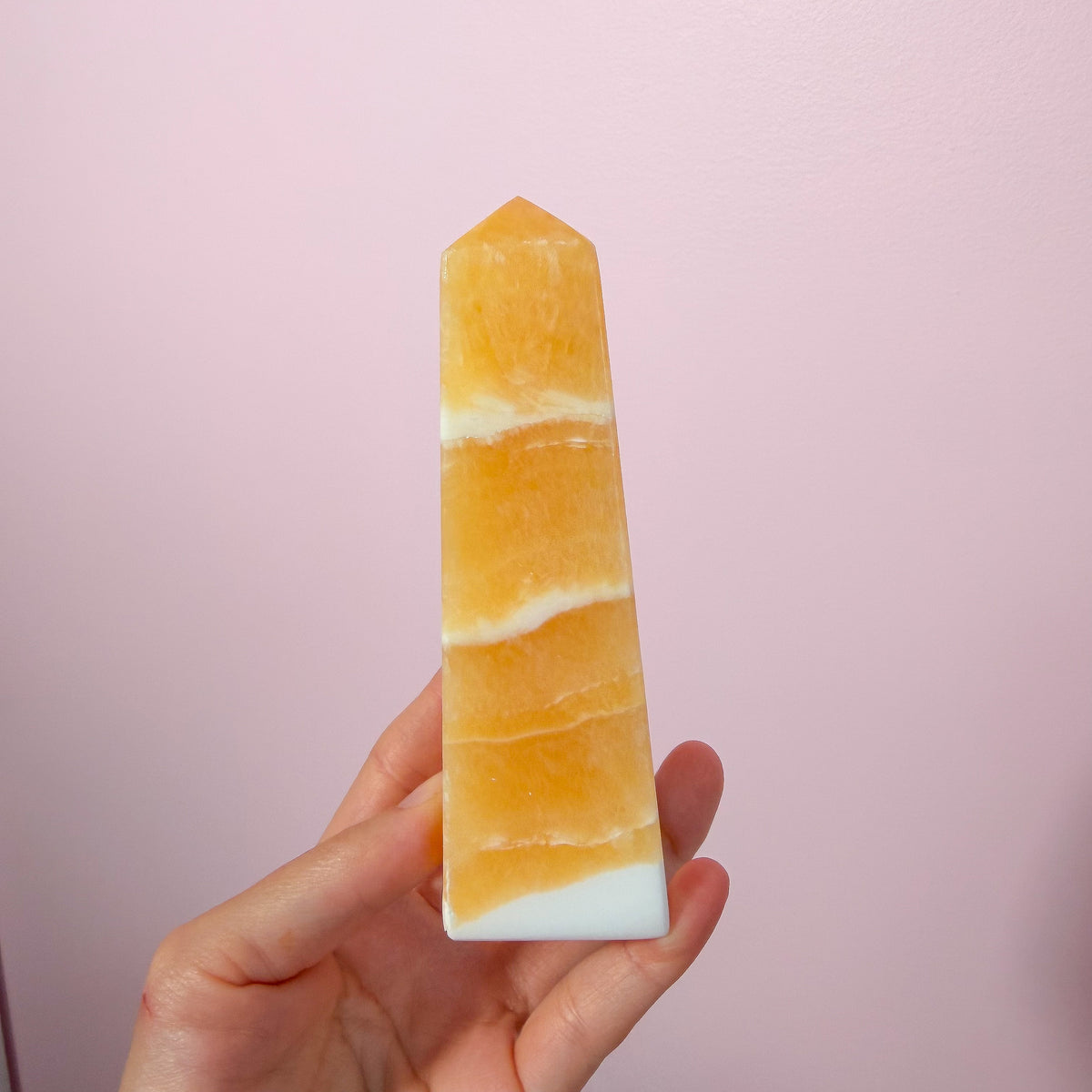 Orange Calcite Tower A