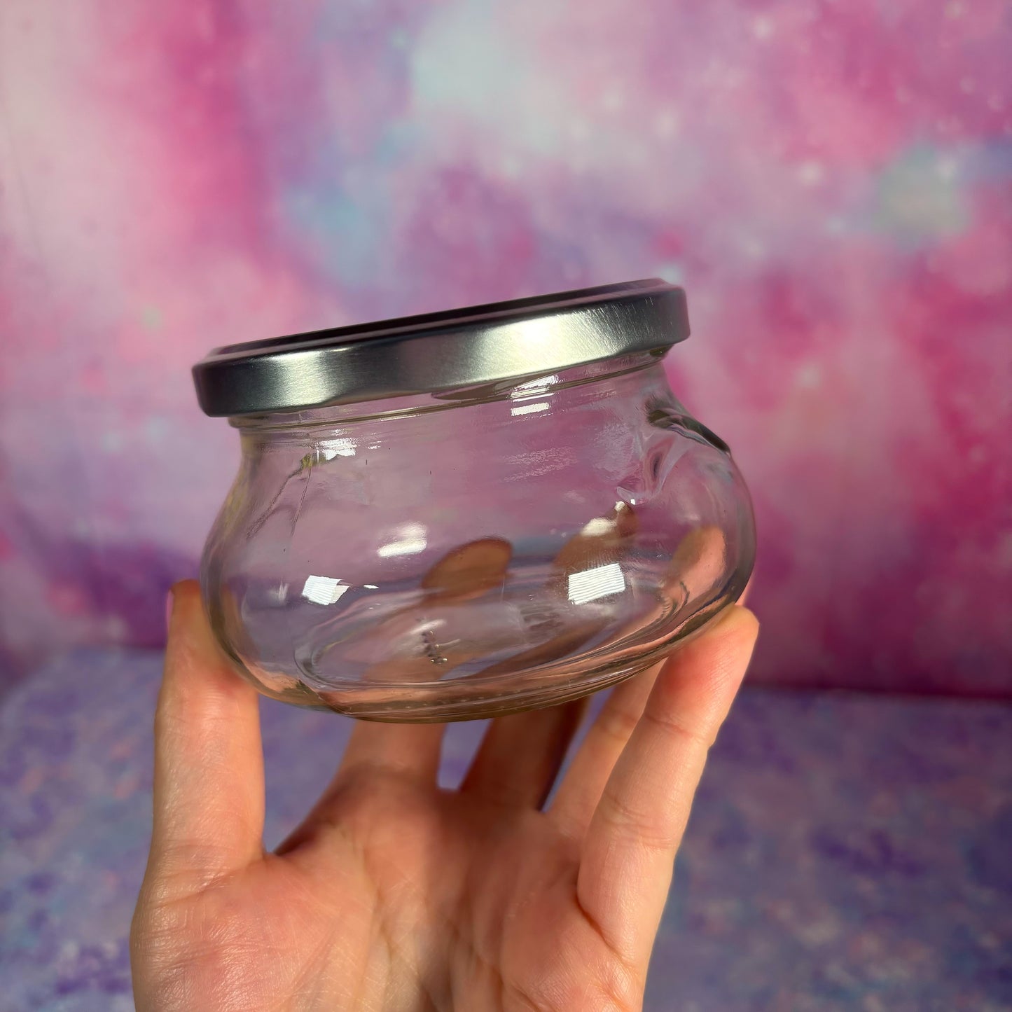 Crystal Confetti Glass Bottle