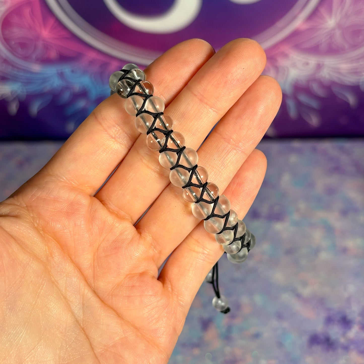 Clear Quartz Adjustable Bracelet