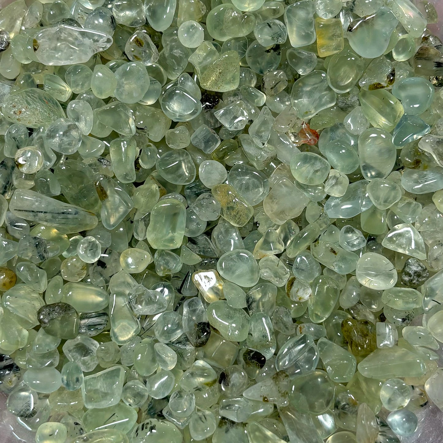 Prehnite Crystal Chips
