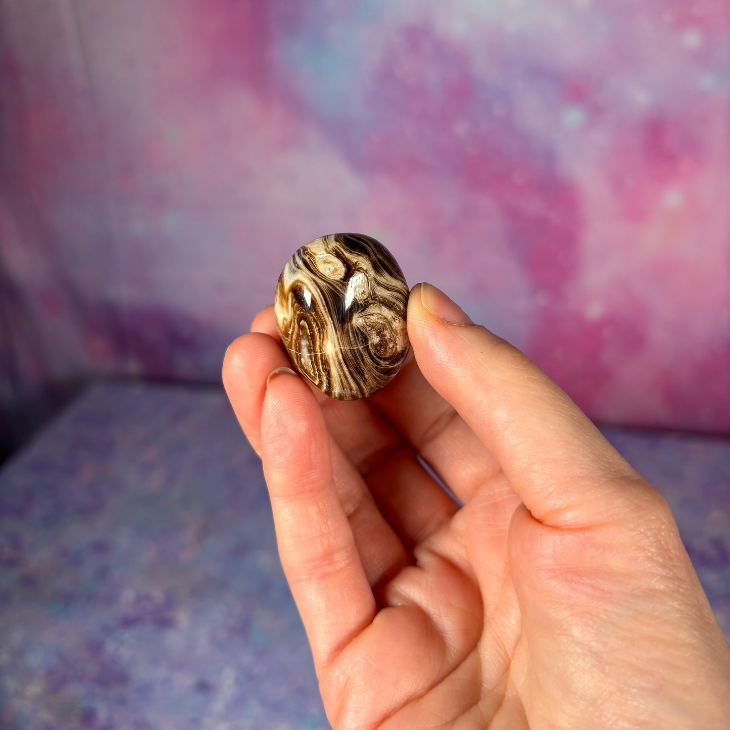Chocolate Calcite Tumble