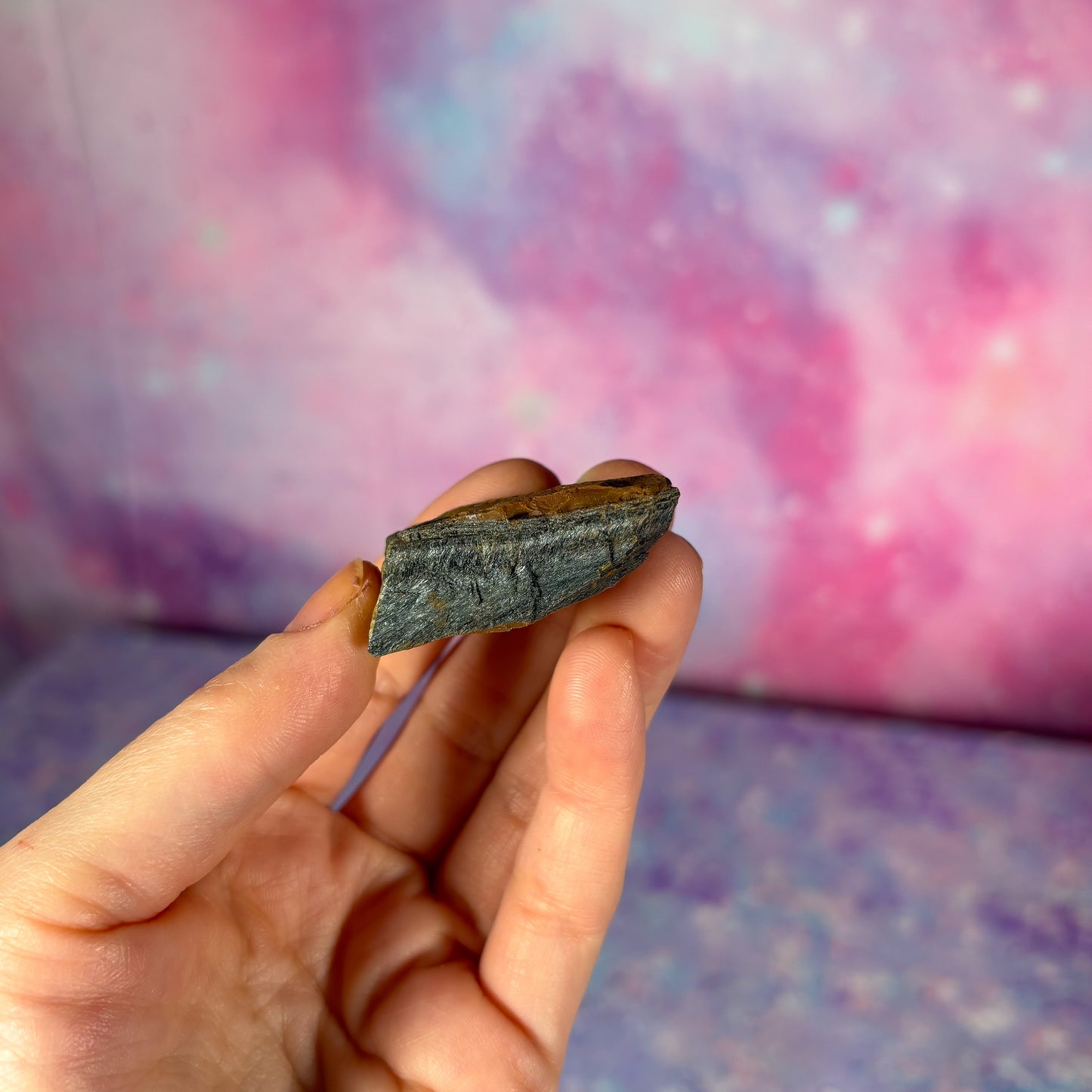 Blue Tiger Eye Raw Med