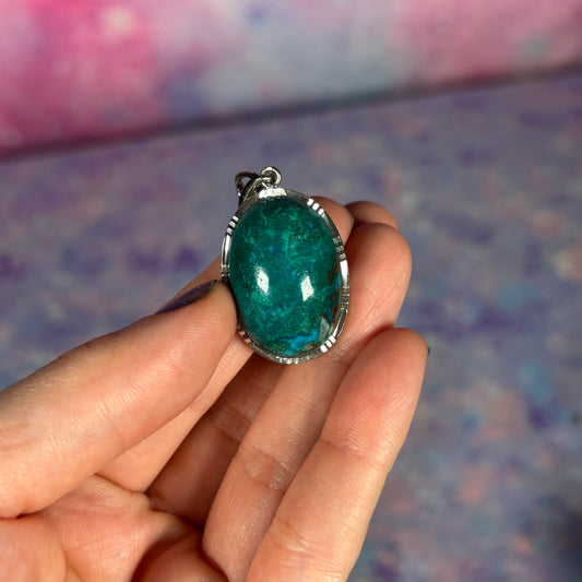 Chrysoprase Pendant