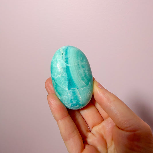 Blue Aragonite Palm