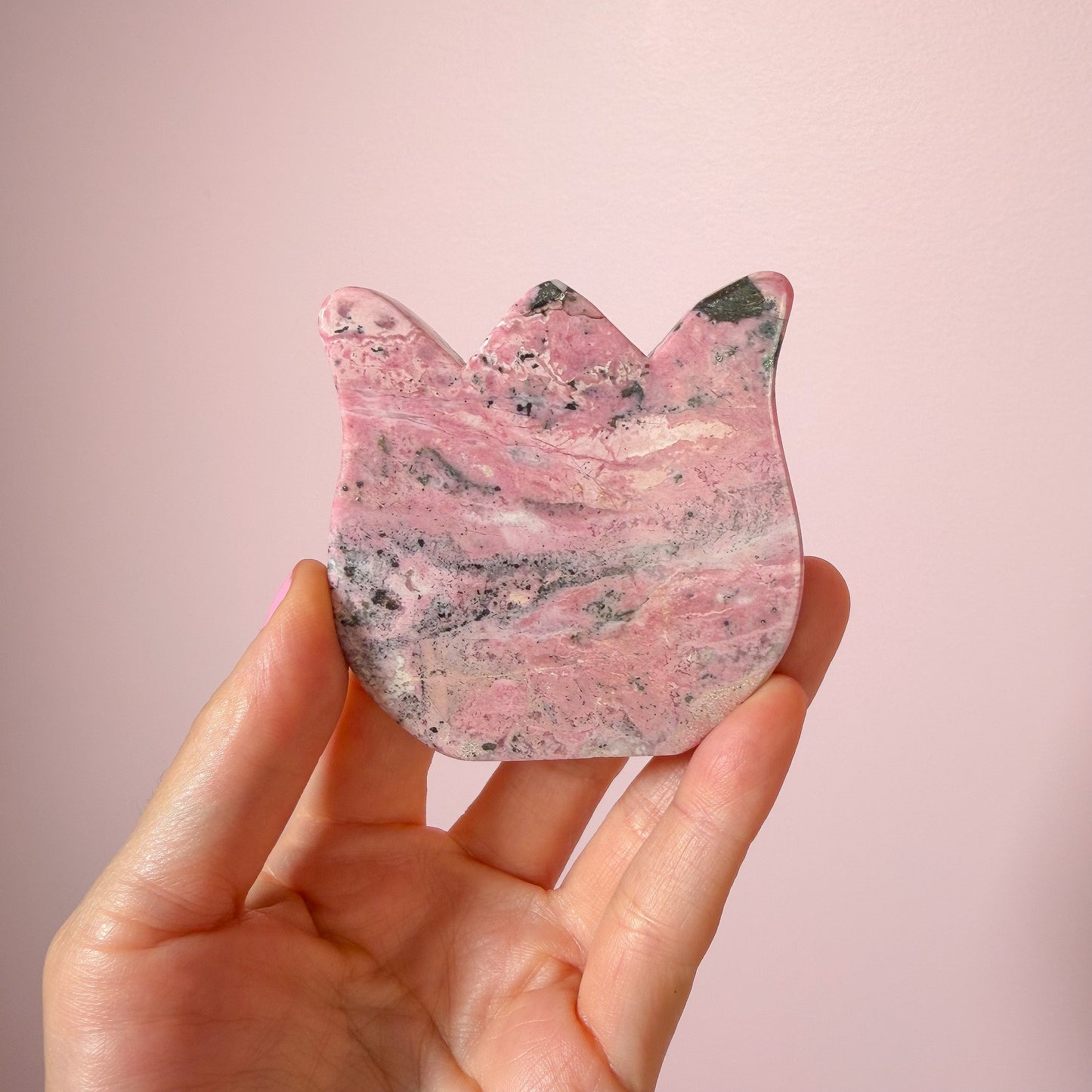 Rhodonite Self Standing Flowers