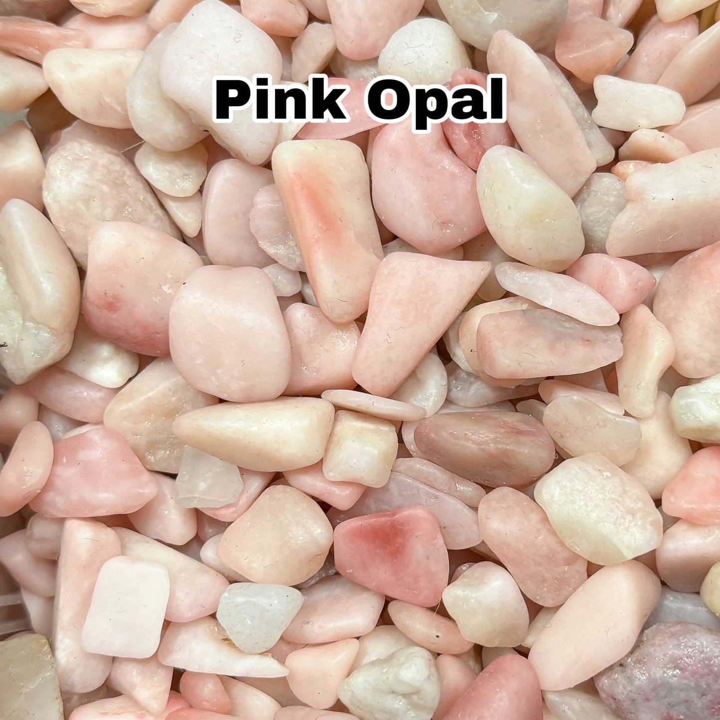 Pink Opal Crystal Chips