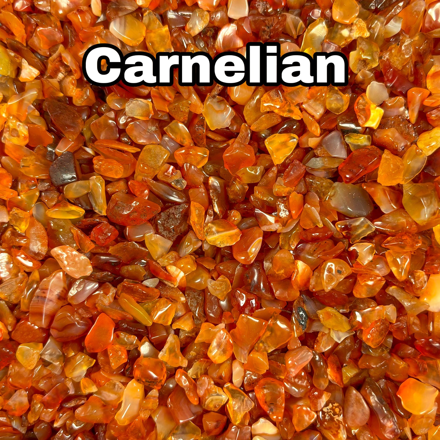 Carnelian Crystal Chips