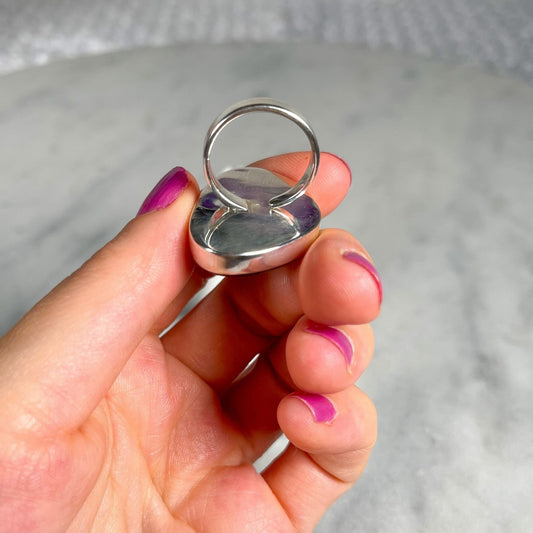 Black Rutile Sterling Silver Adjustable - Crystal Concepts