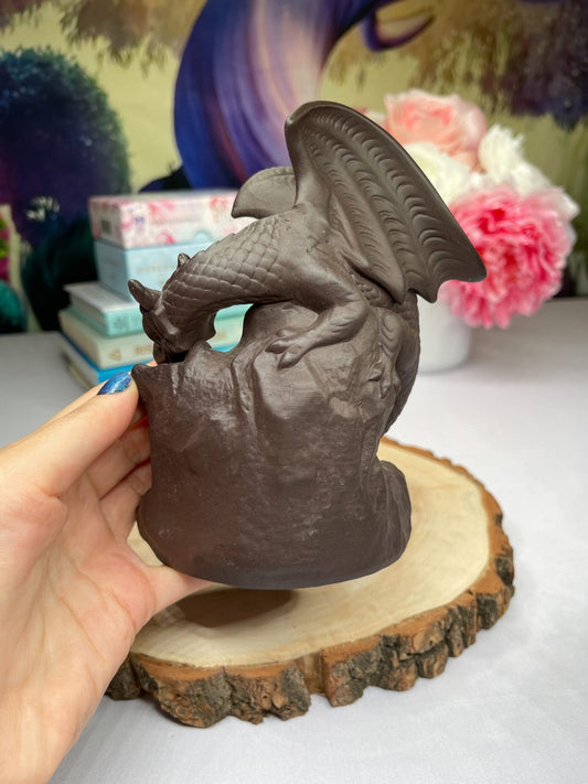 Dragon Back Flow Cone & Incense Stick Burner - Crystal Concepts