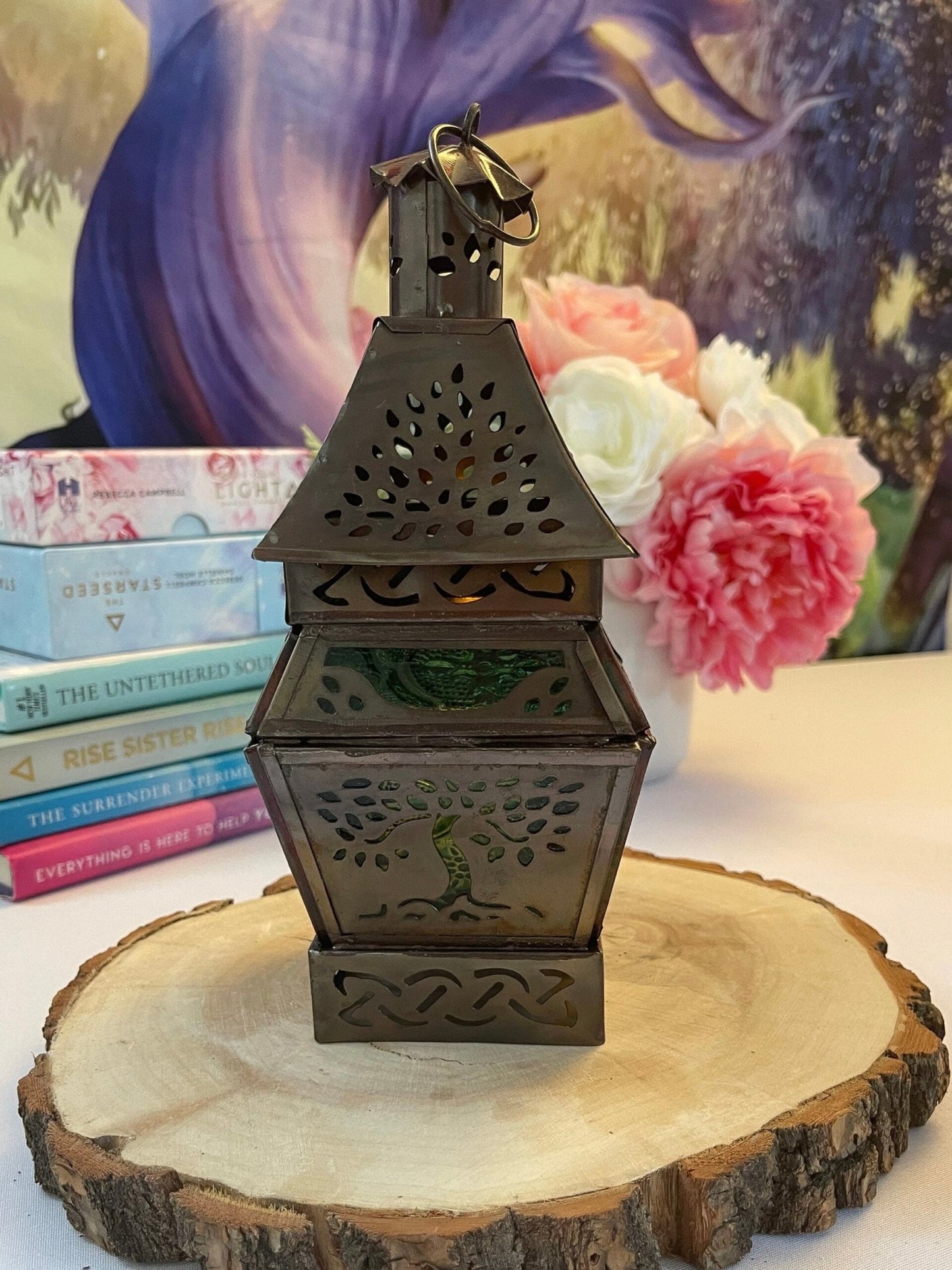 Green Tree Lantern - Crystal Concepts