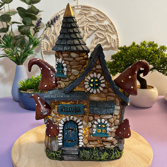 LED Mushroom House - Crystal Concepts