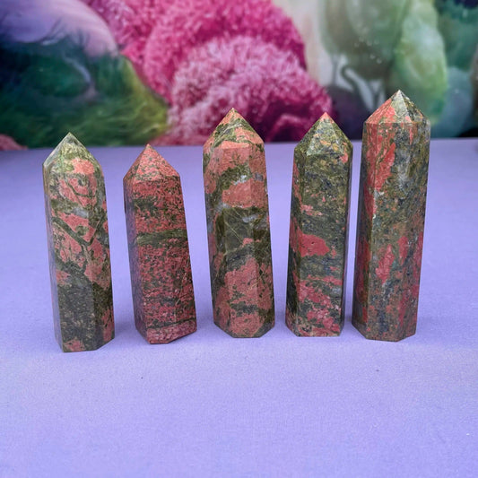 Unakite Point - Crystal Concepts