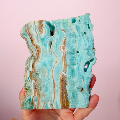 Blue Aragonite Slab