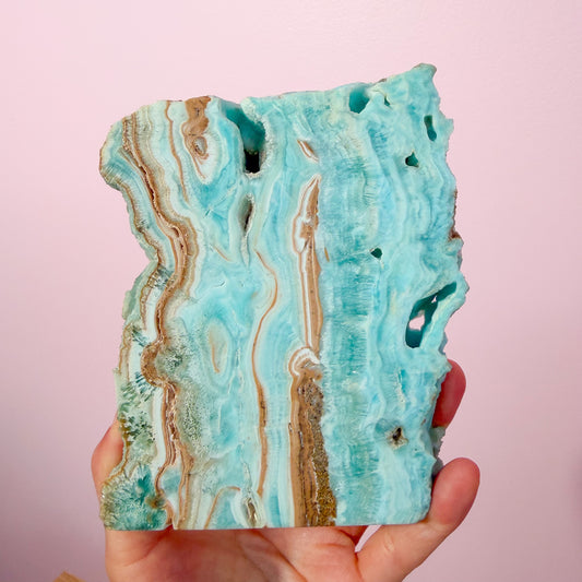 Blue Aragonite Slab