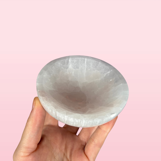 Selenite Circle Bowl