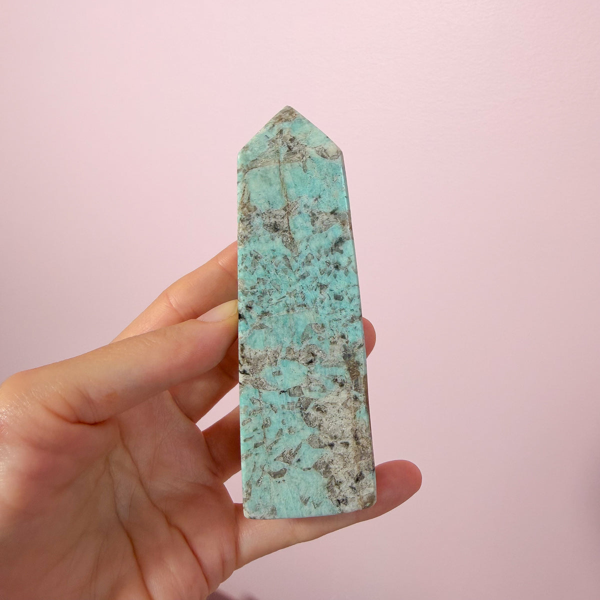 Amazonite Smokey Tower A