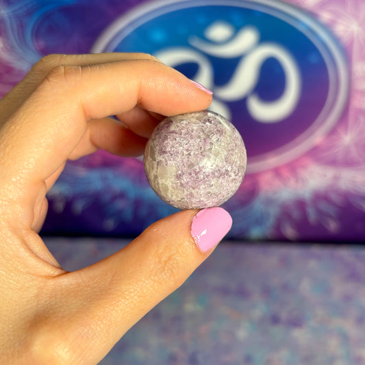 Lepidolite Sphere