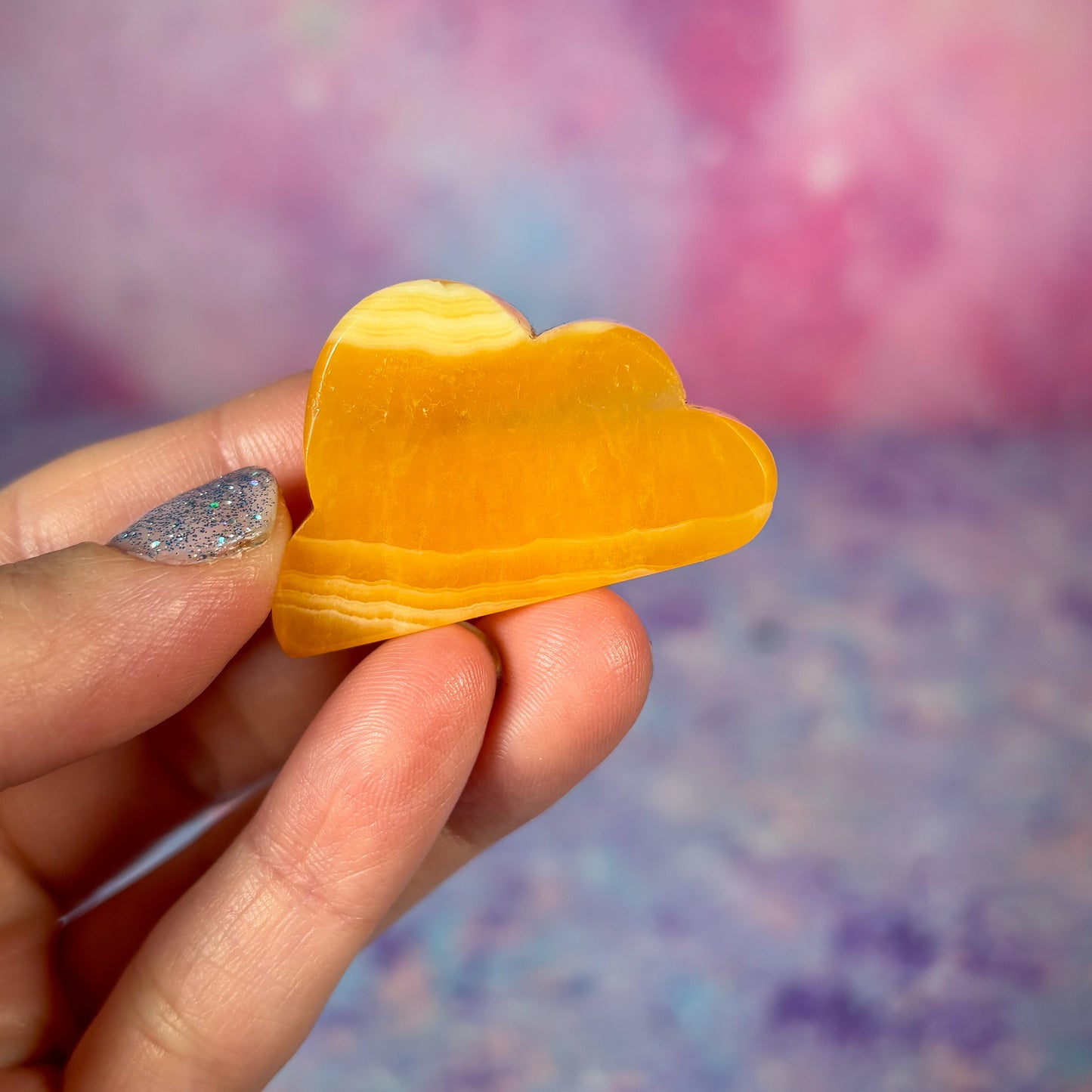 Orange Calcite Mini Cloud