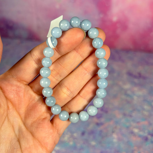 Angelite 8mm Bracelet