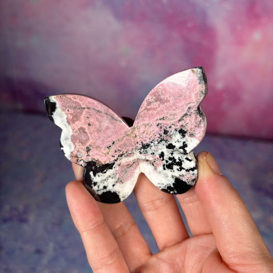 Rhodonite 3D Butterfly