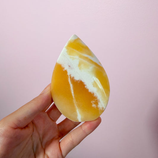 Orange Calcite Flame