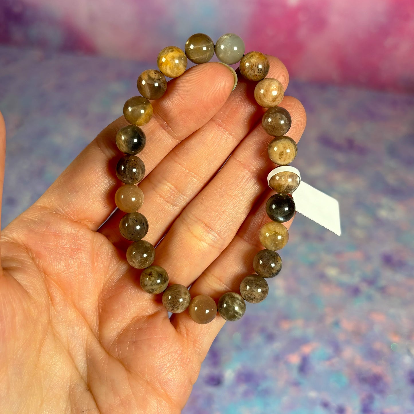 Black Moonstone 8mm Bracelet