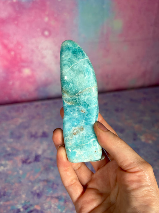Blue Aragonite Freeform F