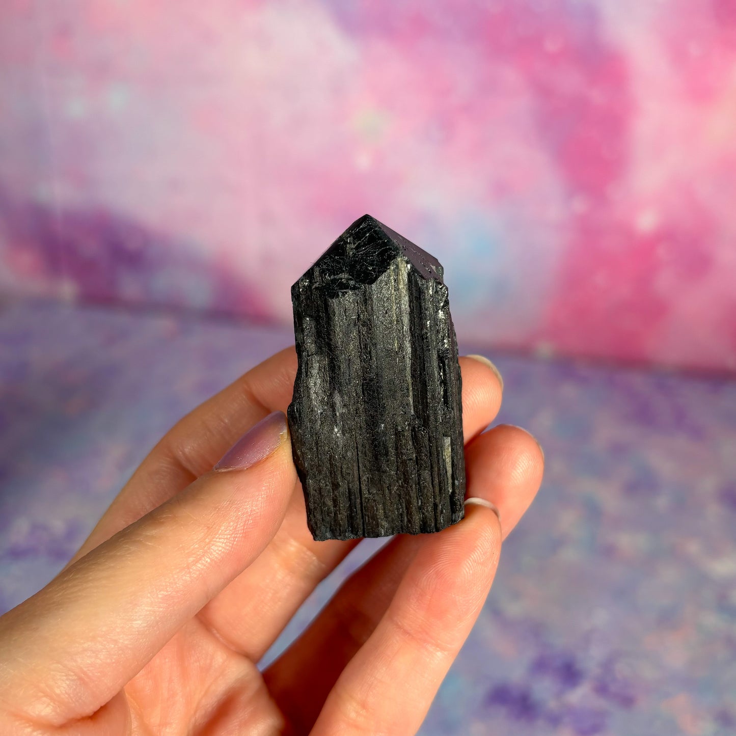 Black Tourmaline Point XS