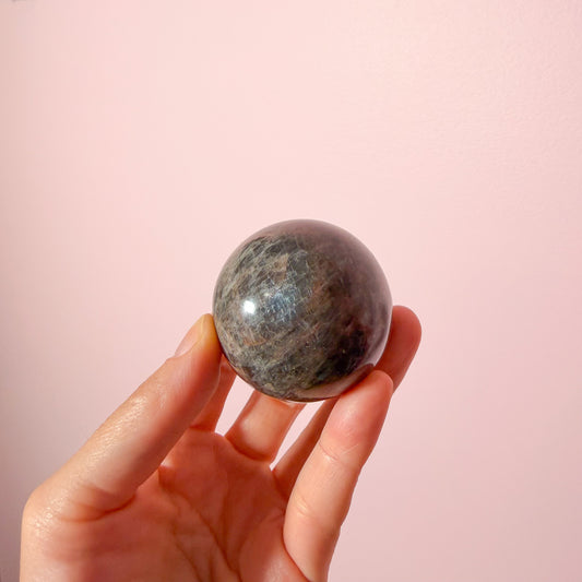 Black Moonstone Sphere