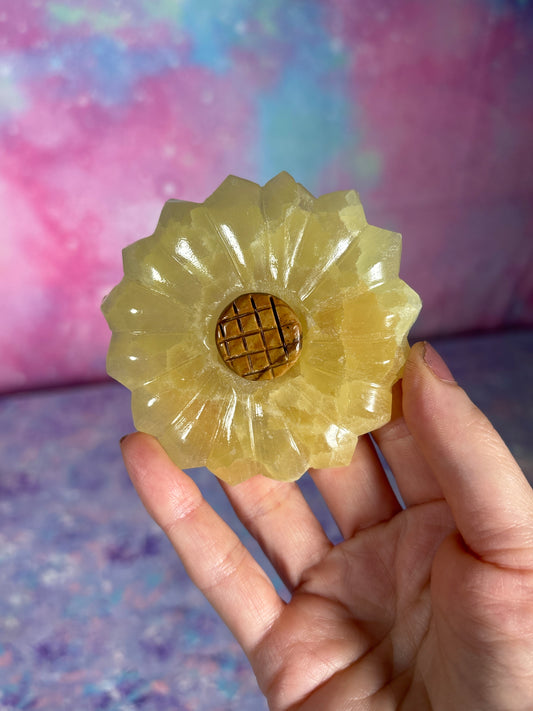 Lemon Calcite Sunflower