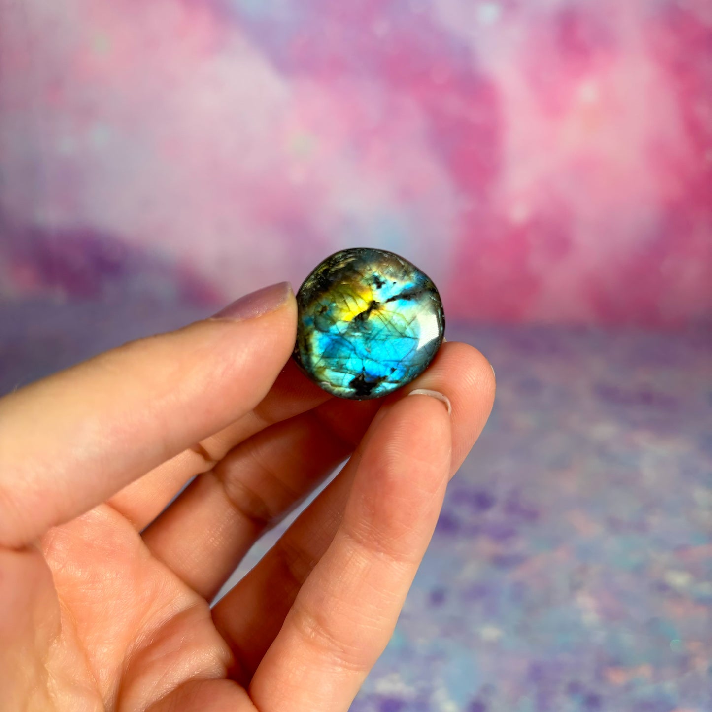 Labradorite Mini Flat Palm