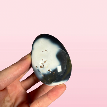 Orca Agate Palms Lrg