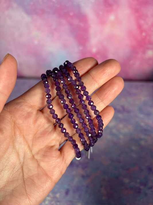 FACETED AMETHYST BRACELET