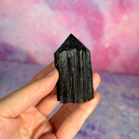 Black Tourmaline Point