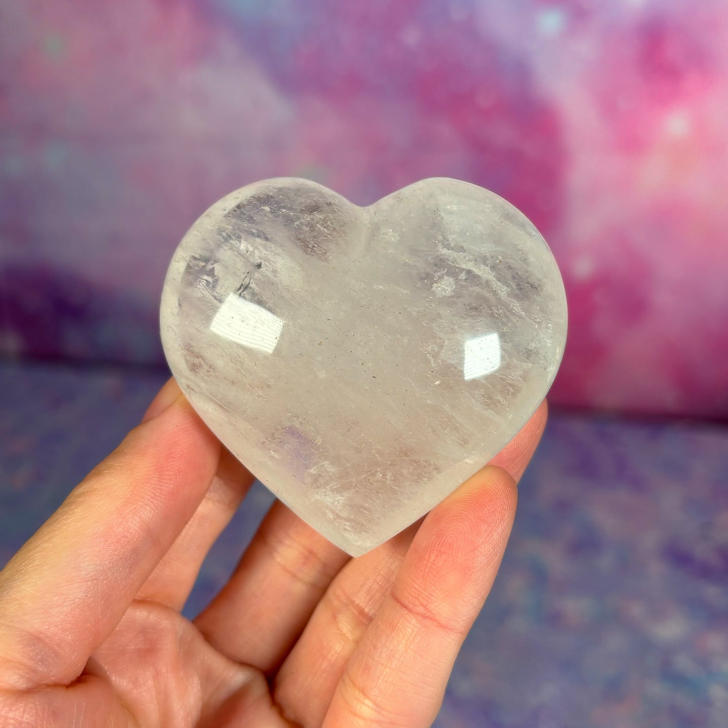 Clear Quartz Heart