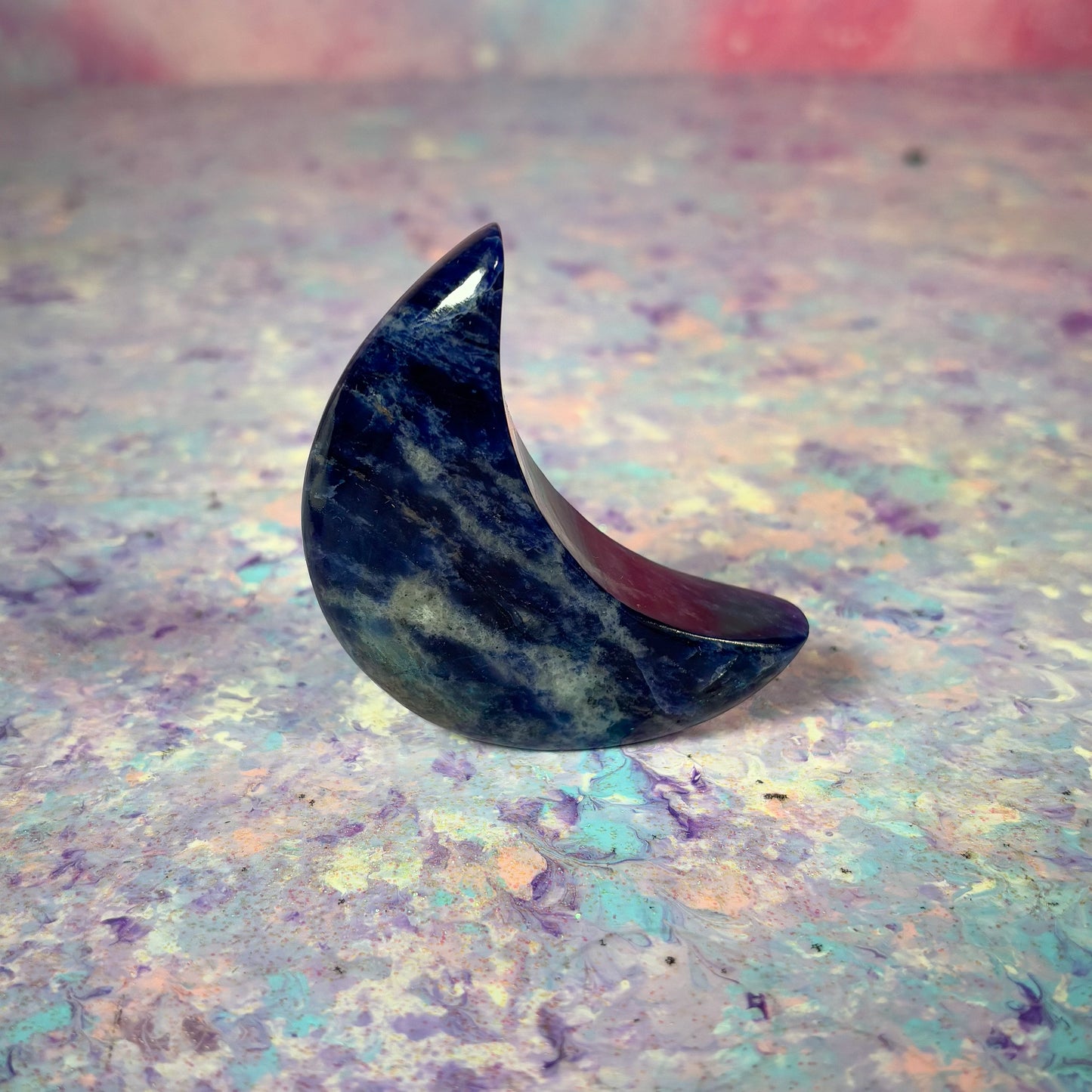 Sodalite Self Standing Moon