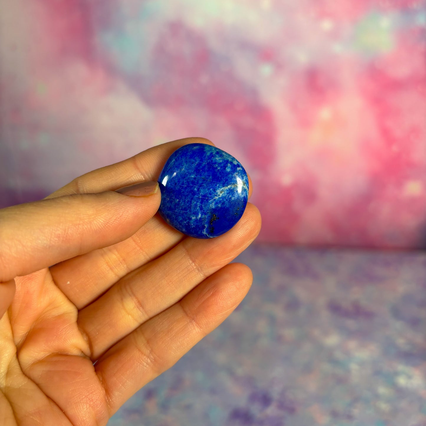 Lapis Lazuli Mini Flat Palm