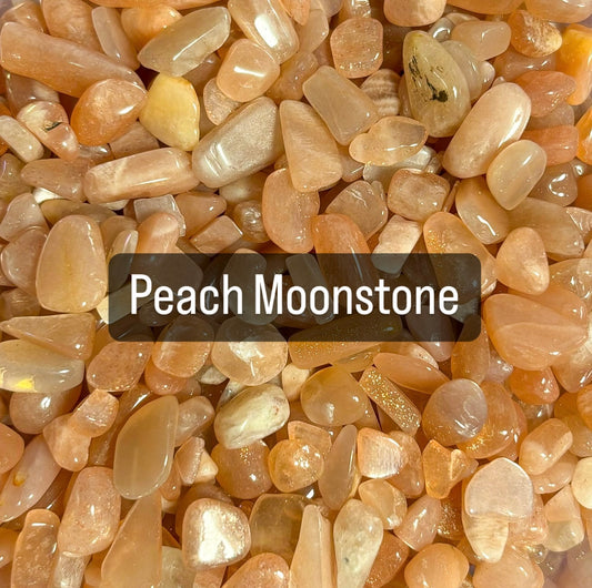 Peach Moonstone Crystal Chips