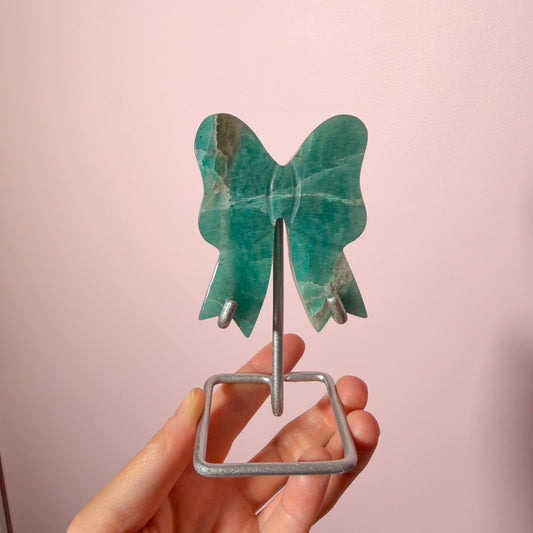 Amazonite Bows On Stand