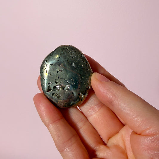Pyrite Flat Palm Small