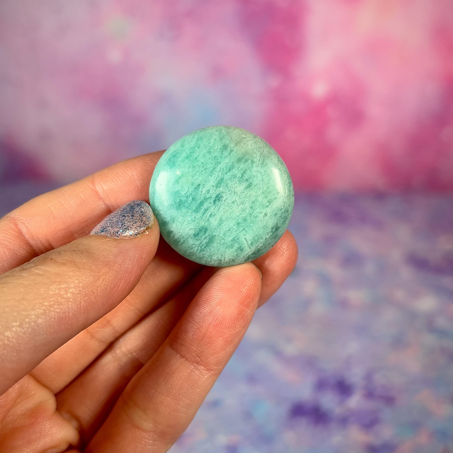 Amazonite Mini Flat Palm Misfit