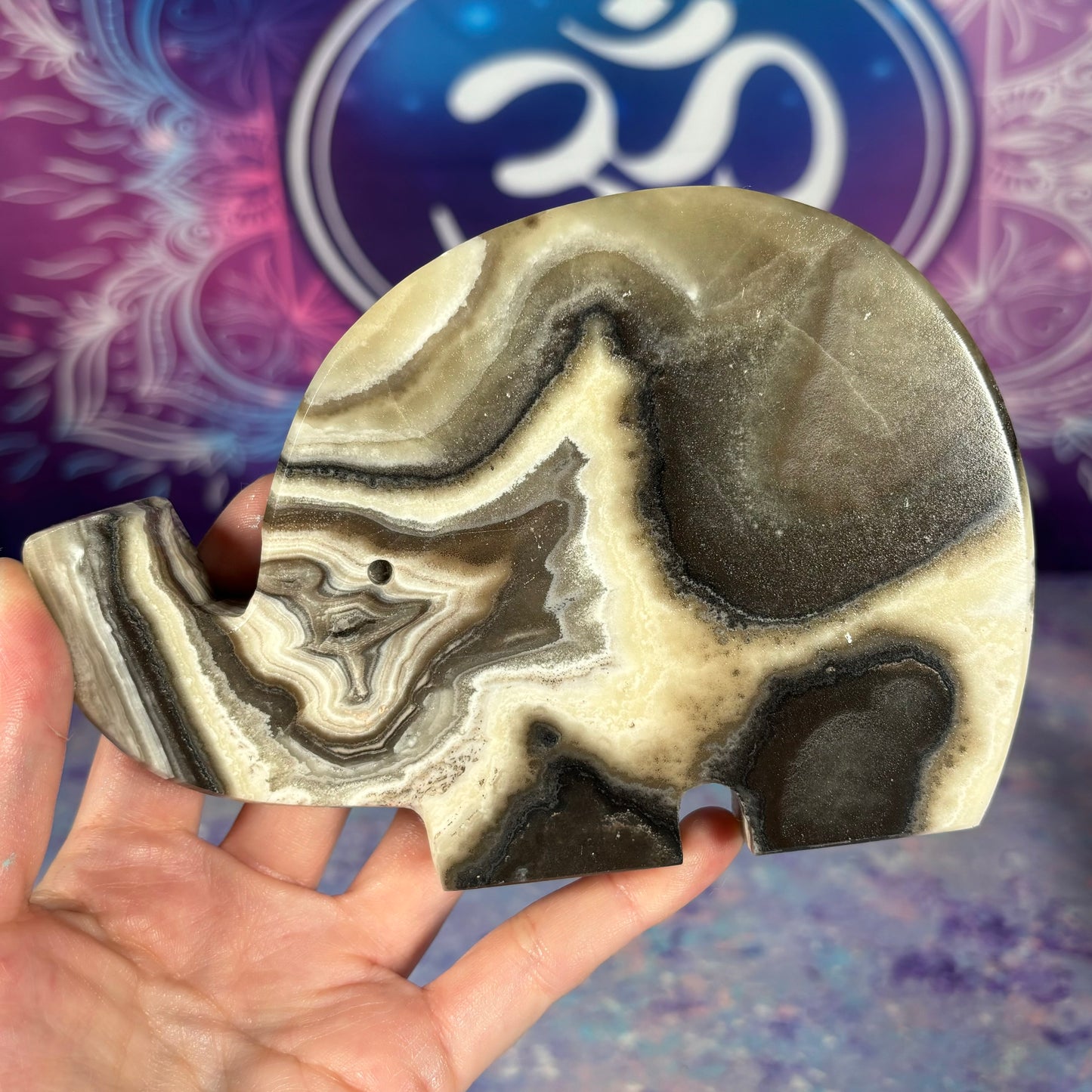 Calcite/Onyx Elephant B